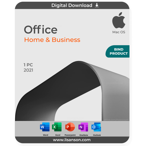 Office 2021 Ev ve İş Dijital Lisans (macOS)