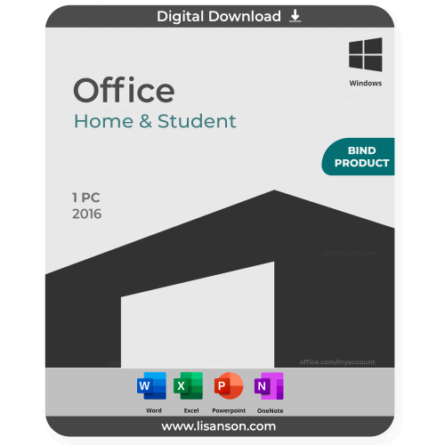 Office 2016 Ev ve Öğrenci Dijital Lisans