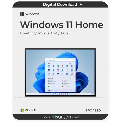 Cheapest Microsoft Windows 11 Home Digital License Key 32Bit and 64Bit OS suitable