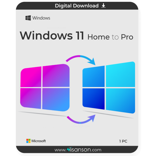 You can upgrade quickly with the Microsoft Windows 11 Home to Pro Upgrade License.
